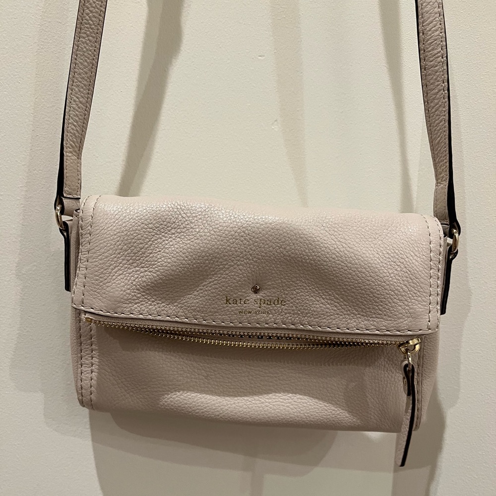 KATE SPADE CREAM CROSSBODY BAG